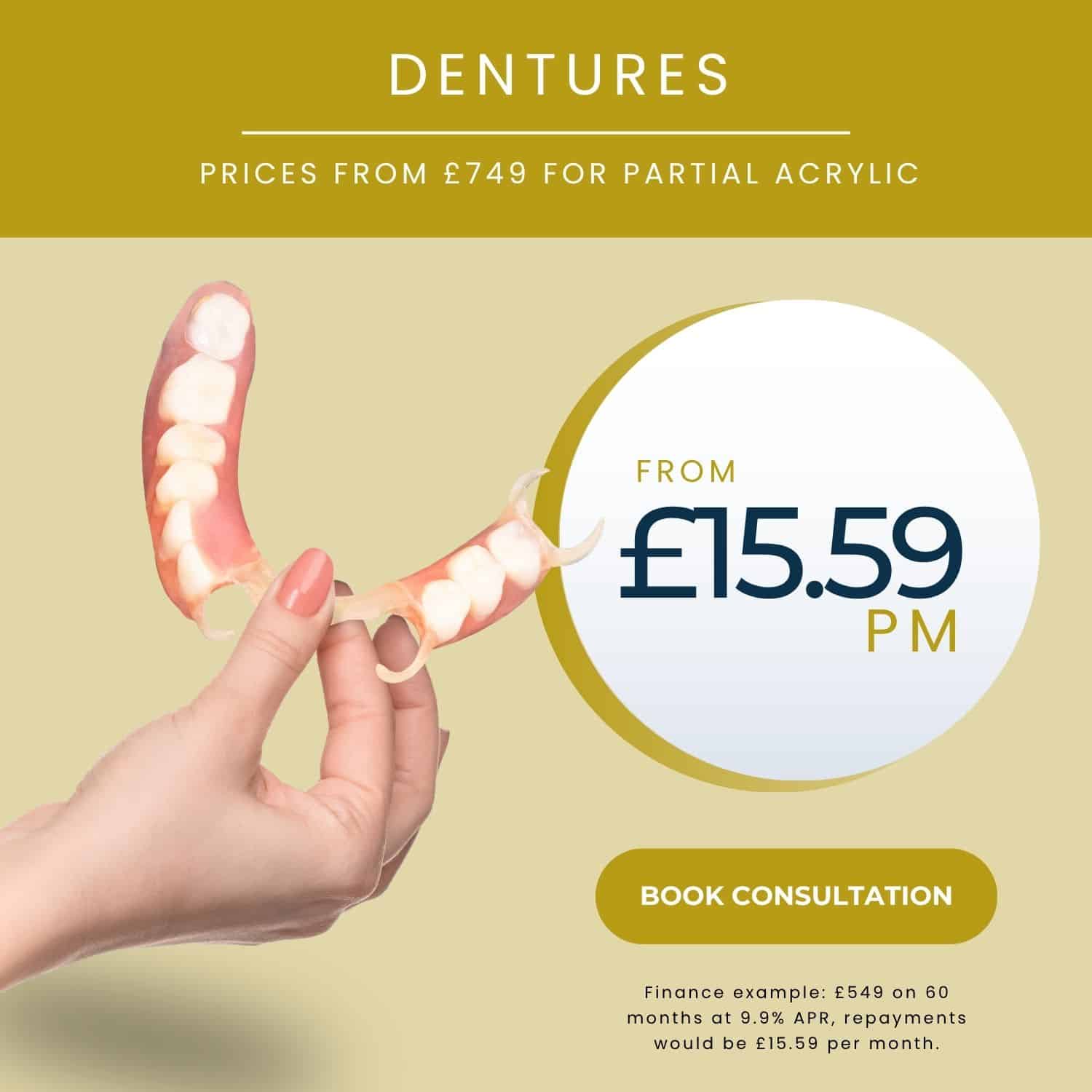 Denture cost